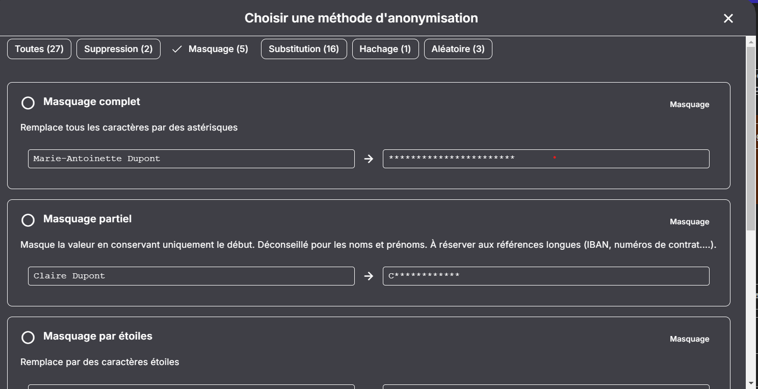Anonymisation &ne; mettre des &eacute;toiles partout : les m&eacute;thodes et quand les utiliser