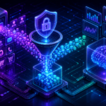 Illustration montrant la conservation des distributions statistiques apr&egrave;s anonymisation des donn&eacute;es pour l'analyse et l'intelligence artificielle.